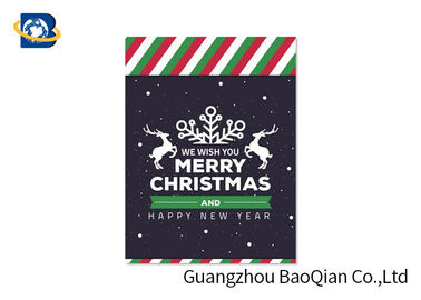 Pretty 3D Lenticular Christmas Cards , Custom Lenticular Business Cards